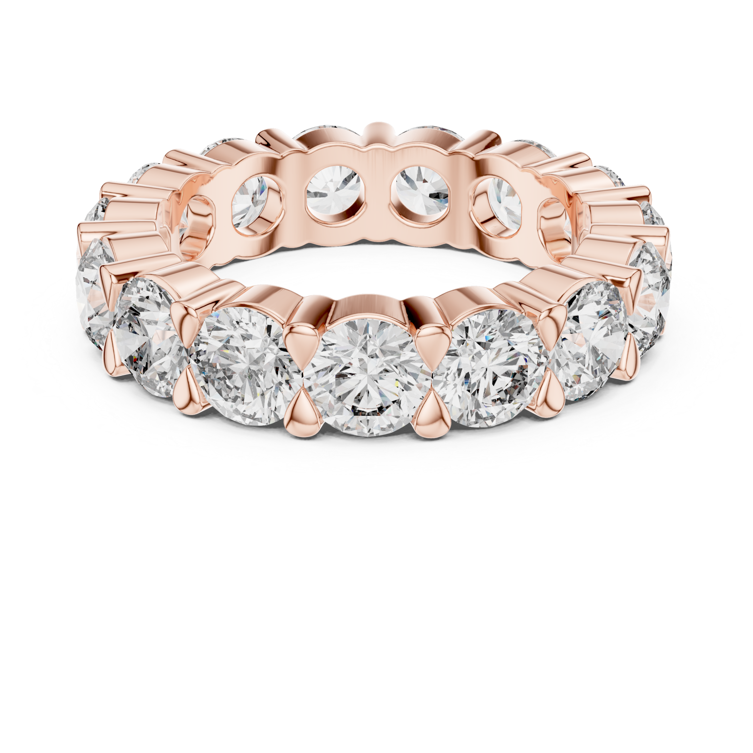 Classic Oval Eternity Ring Design - Image 4