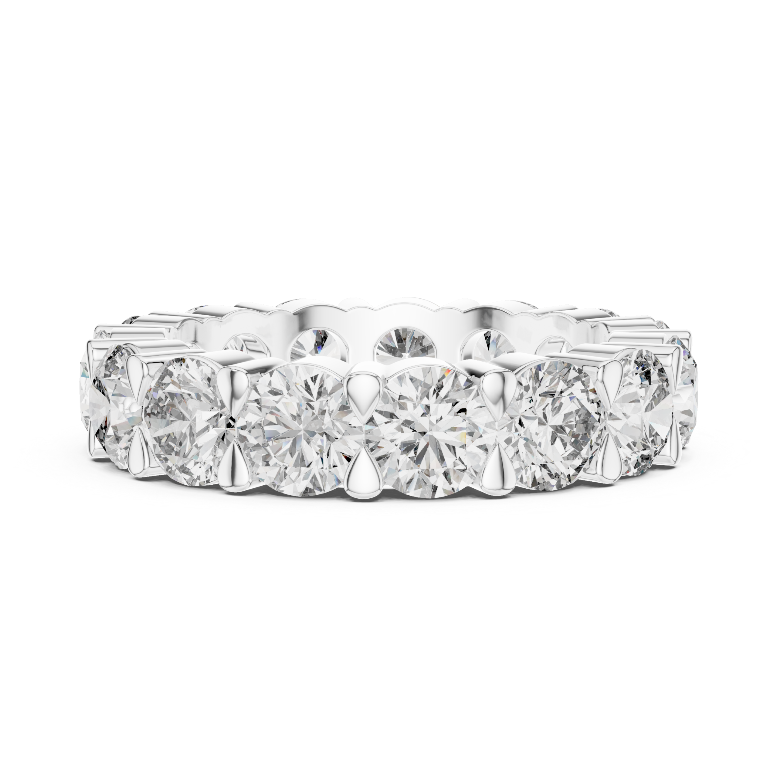 Classic Oval Eternity Ring Design - Image 7