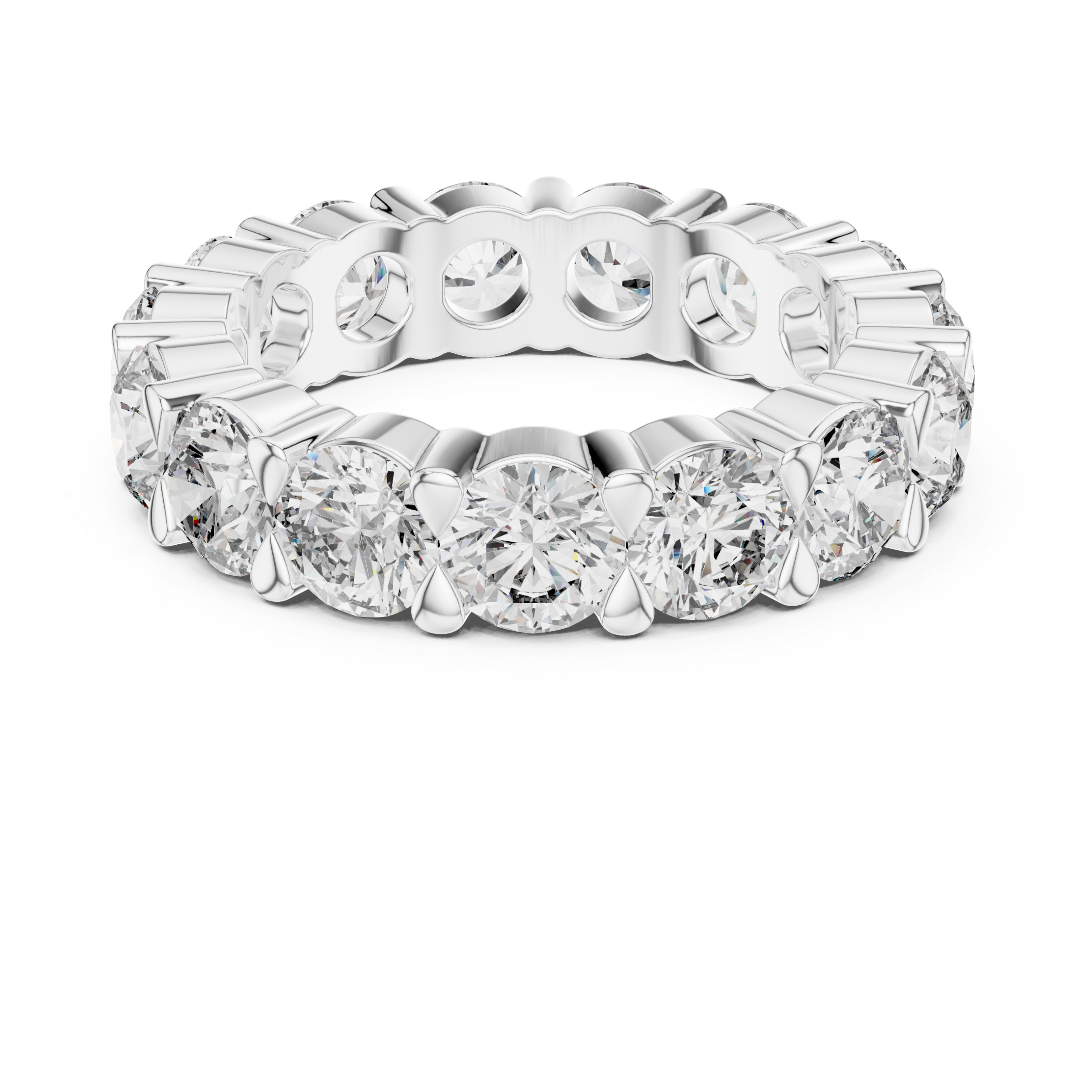 Classic Oval Eternity Ring Design - Image 8