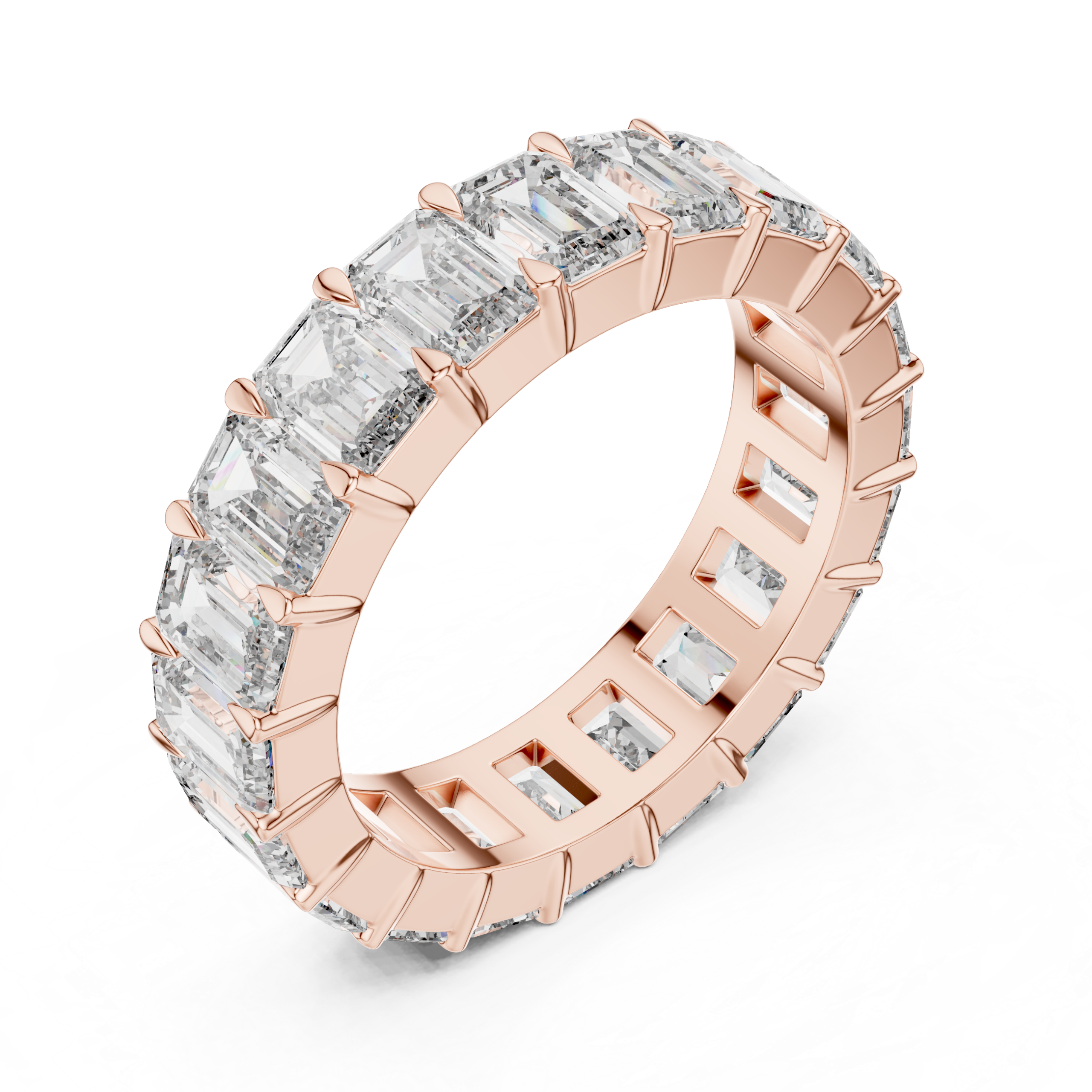 Emerald Eternity Ring Design - Image 6