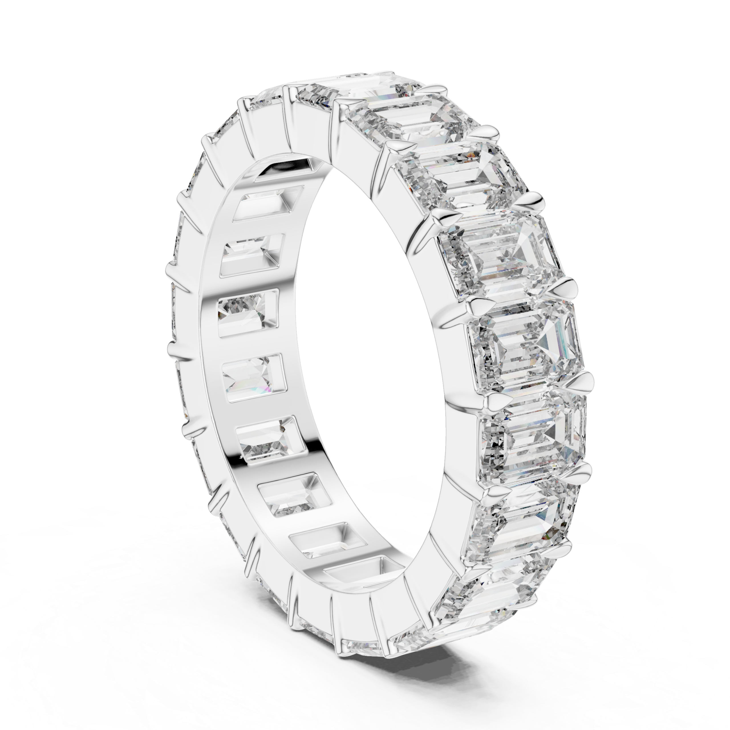 Emerald Eternity Ring Design - Image 9