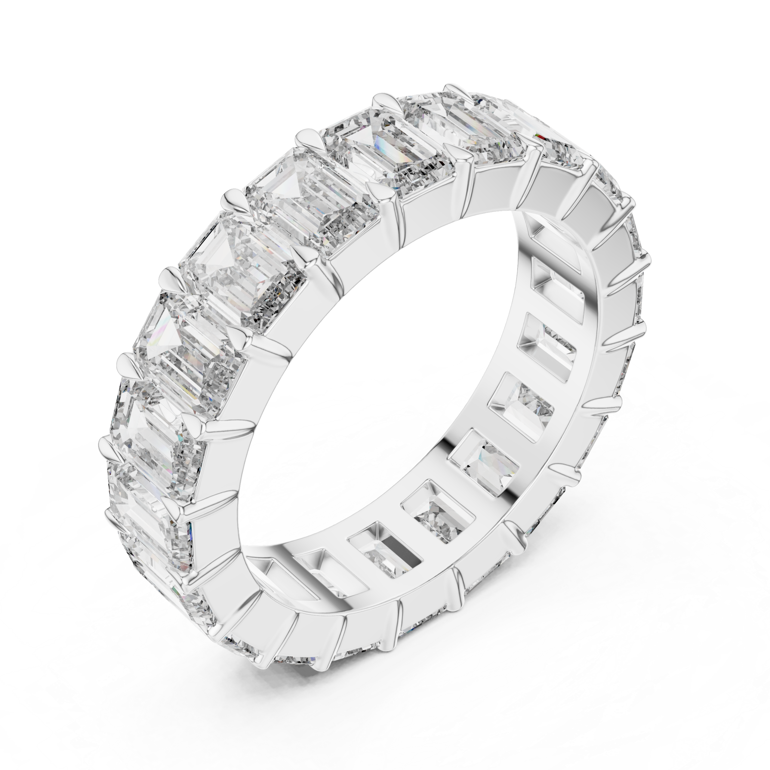 Emerald Eternity Ring Design - Image 12